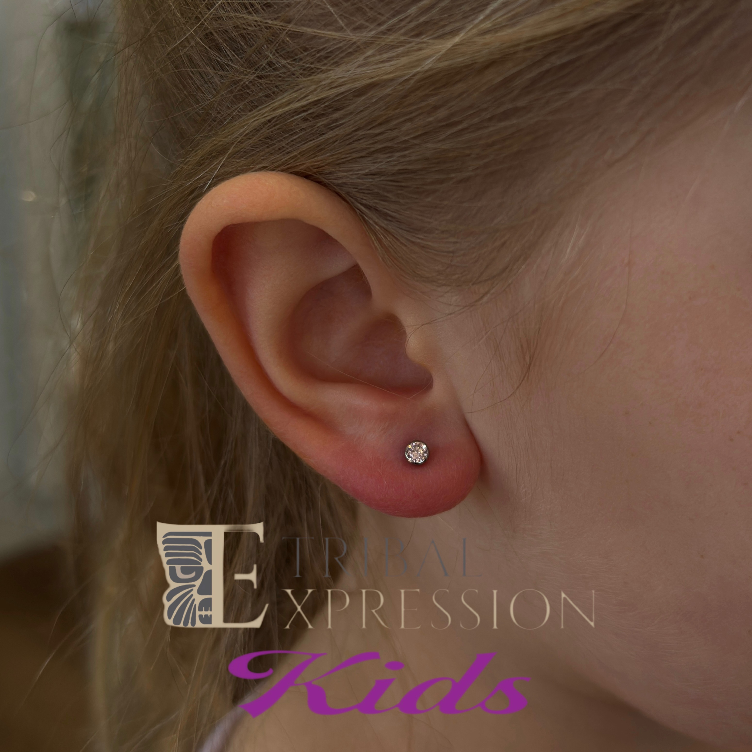kids earpiercing at tribal expression